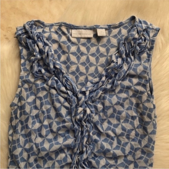 New York & Company Geometric Blouse - Picture 3 of 6